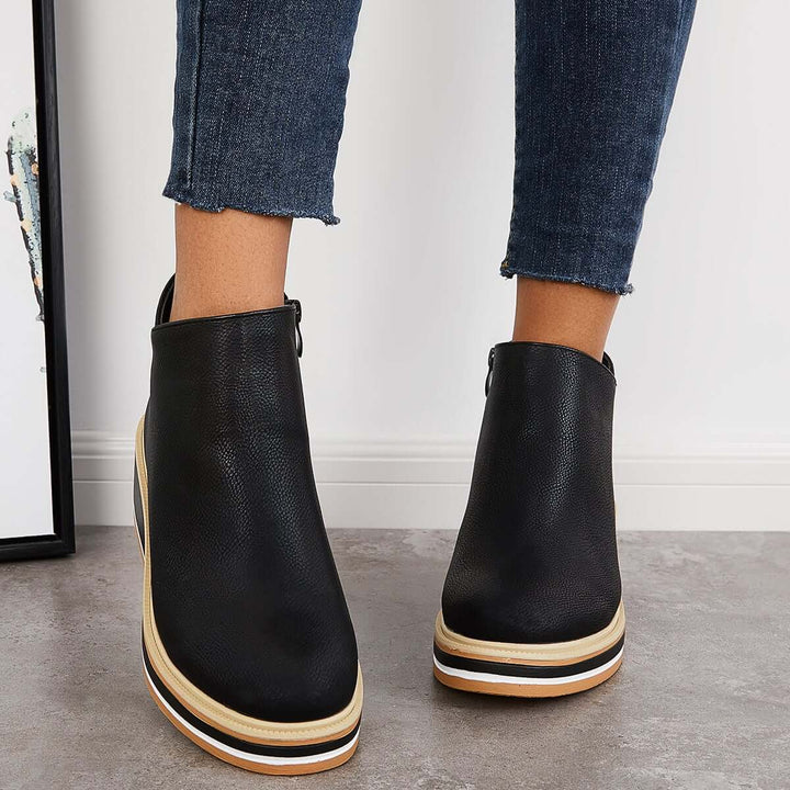 Ankle Boots | Zip | Platform | Wedge Boots | Women&