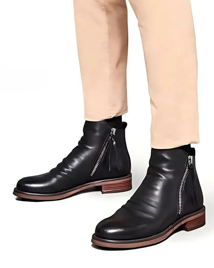 Leather Boots | Stylish | Zip | Ankle Boots | Men&