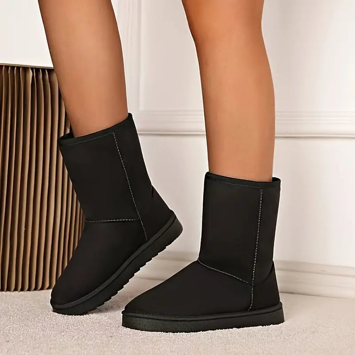Winter Boots | Mid Calf | Fleece Lined | Snow Boots | Women&