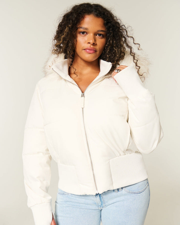 Winter Jacket | Hooded | Cropped | Padded Jacket | Short Puffer Jacket