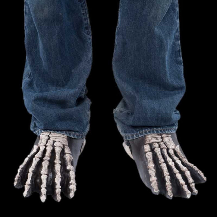Skeleton Feet | Latex Shoe Covers | Halloween Costume Accessory