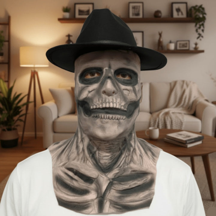 Skull Mask | Latex | Full Head | With or Without Hat