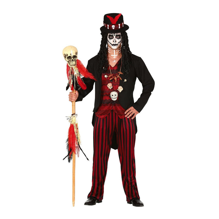 Witch Doctor Costume | Voodoo | Tailcoat | Top Hat | Striped Trousers