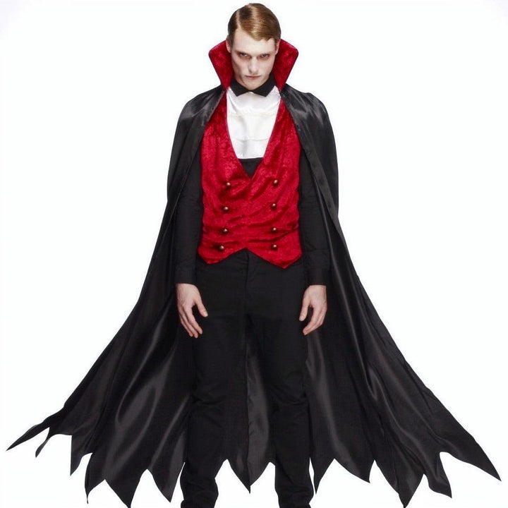 Vampire Cape Costume | Velvet Waistcoat | Cravat