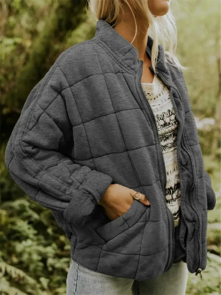 Helene Transitional Jacket | Oversized, thickened jacket for women-Grace Aura