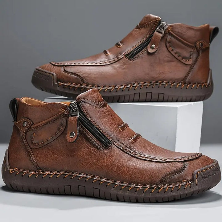 Vegan Leather Shoes | Non Slip | Orthopaedic | Vegan Leather Boots | Men&