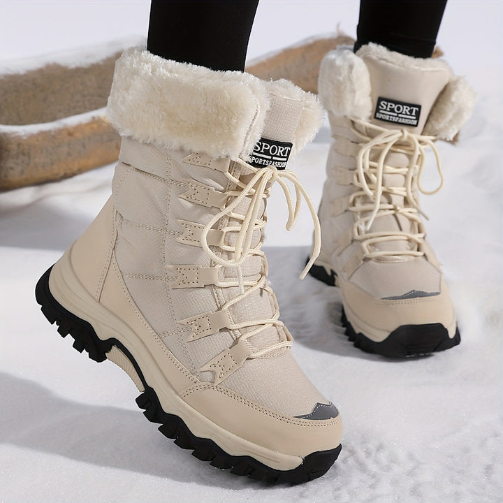 Snow Boots | Warm Lined | Lace-Up | Winter Boots | Women&