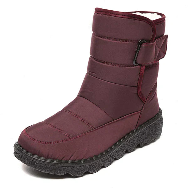 Snow Boots | Warm | Waterproof | Slip-On | Fur Lined | Women&