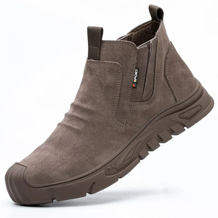 Work Boots | Non-Slip | Slip-On | Ankle Boots | Men&