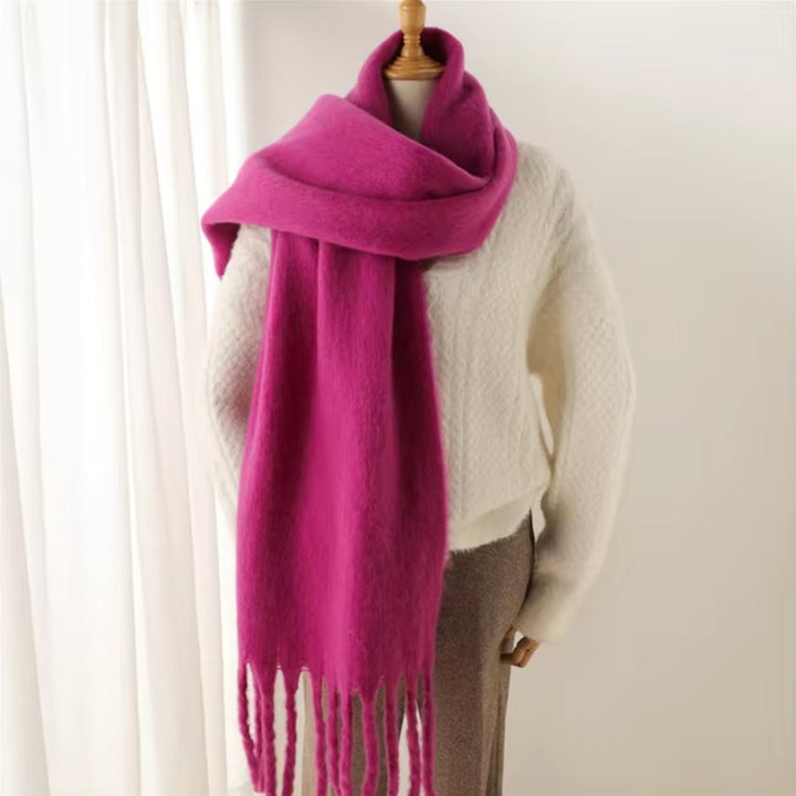 Soft Winter Scarf | Fringed Ends | 21 Colours