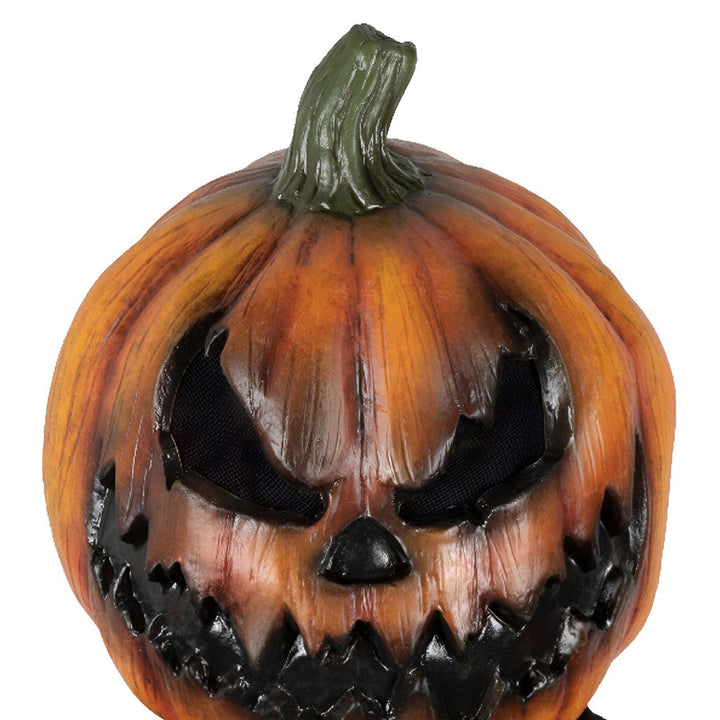 Pumpkin Mask | Evil Jack O Lantern Head | Latex | Full Head