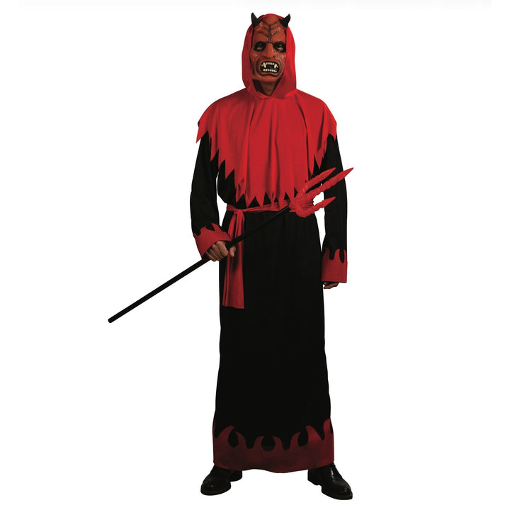 Devil Robe Men | Flames | Hood | Devil Mask