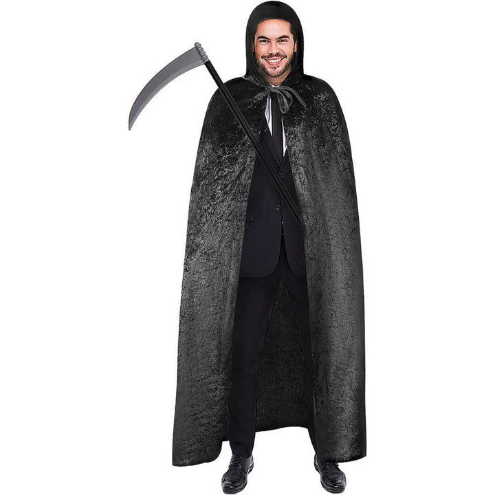 Grim Reaper Cape Set | Skull Snood | Skeleton Gloves | Scythe